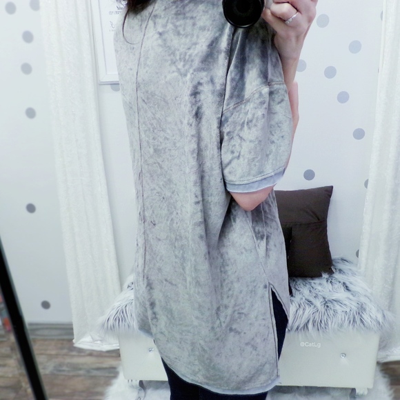 SALE Velvet Mineral Wash Top Tye Dye Wash Top - Picture 4 of 5